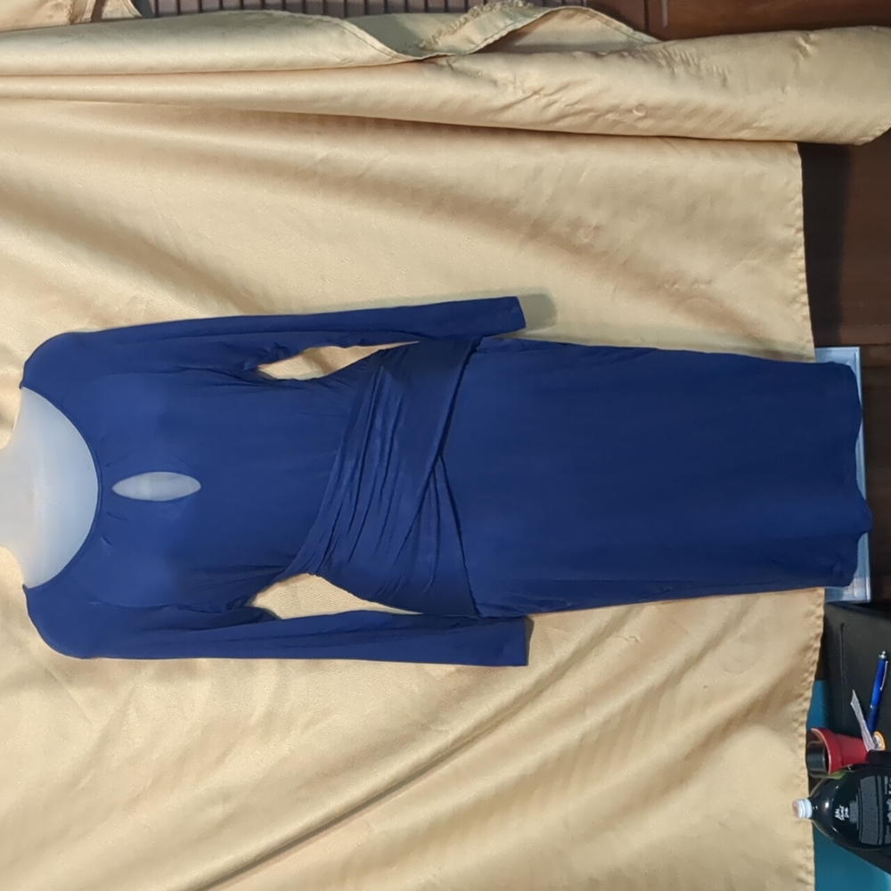 💙new item💙Sexy royal blue Venus long sleeve dress